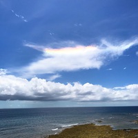 虹色の雲出現♪ 2018/06/26 18:40:00