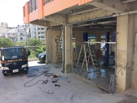 浦添市シャッター取り付け 2013/09/09 14:50:16