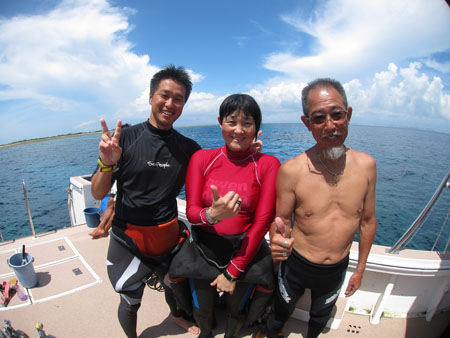 7/18　午後からボートダイビング　In　チービシ