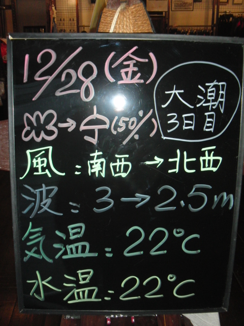今日の海況