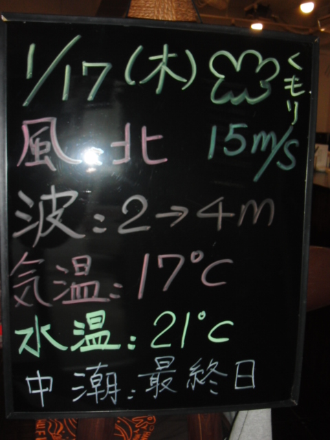 今日の海況