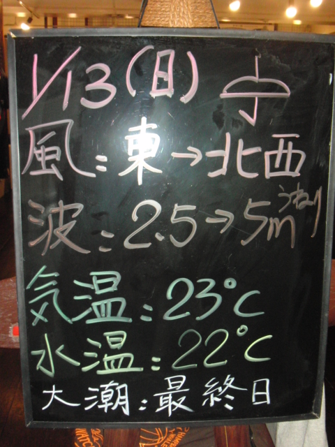 今日の海況