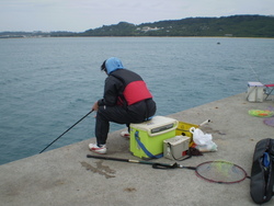 本格的の浮き釣り
