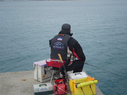本格的の浮き釣り