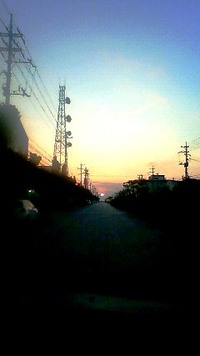 夕日に思う 2010/09/22 21:05:16