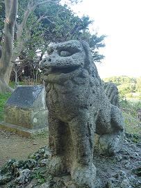 石彫大獅子