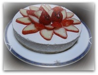 ＊苺のレアチーズケーキ＊ 2011/03/05 11:10:38