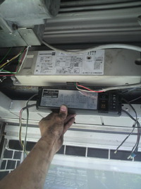 シャッター制御盤取替工事 2011/07/01 22:28:45