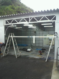 新規ｼｬｯﾀｰ取付工事 2011/09/12 21:22:24