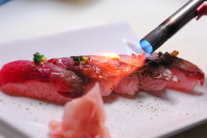 ３９０円！石垣牛あぶり寿司！