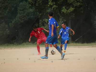 仲西中サッカー部　那覇地区中体連　準優勝