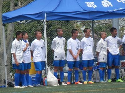 仲西中サッカー部　那覇地区中体連　準優勝