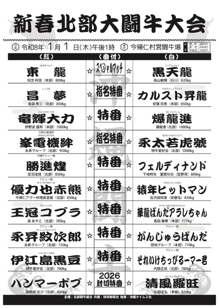 公式】闘牛 in Okinawa Blog