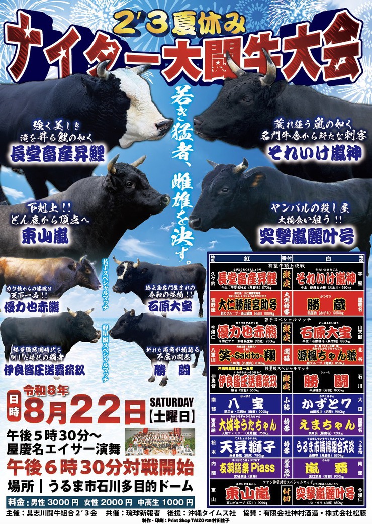 公式】闘牛 in Okinawa Blog