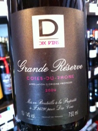 DIX VIN　RHONE