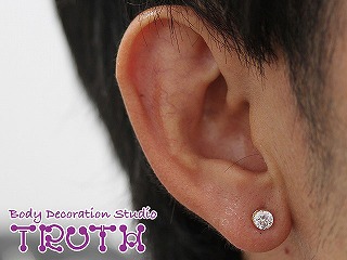 沖縄のボディピアス専門店TRUTH:ANATOMETAL/18Kプロングセット