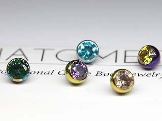 沖縄のボディピアス専門店ＴＲＵＴＨ:ANATOMETAL/ジェムボールエンド更新しました～☆