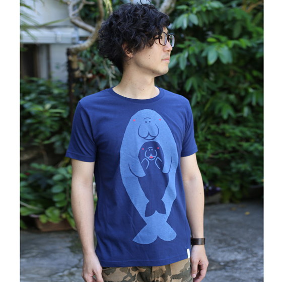 沖縄　Tシャツ　T-SHIRT-YA.COM　CAMPRYUKYU ハグ　ジュゴン