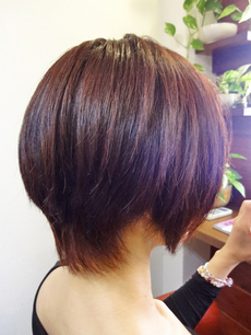 前下がりグラボブ アシンメトリー ショートレイヤー ヘアースタイル写真集 By タックスヘアールーム