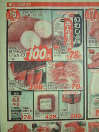 チラシを比較しま～す。16日 2007/02/16 10:13:24