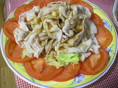 ヘチマの麻婆豆腐
