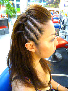 コーンロウ 編み込み 裏編み セット Cornrow ヘアースタイル写真集 By タックスヘアールーム