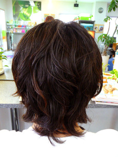 ソフトスパイラルパーマ　ショートヘアー　ショートスタイル