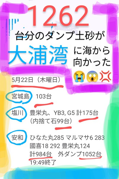 沖縄が埋められる！
