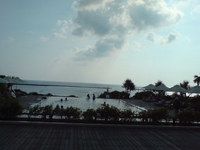海を見ながら・・・