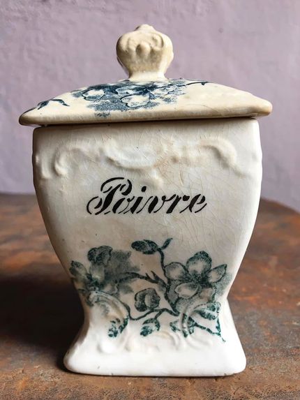 Vintage Yard Vol.2:フランス 陶器製スパイスポット Poivre 胡椒 