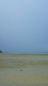 沖縄恩納村今は雨