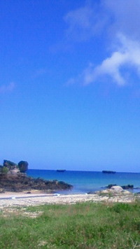 沖縄恩納村今日の海 2009/07/15 09:49:44