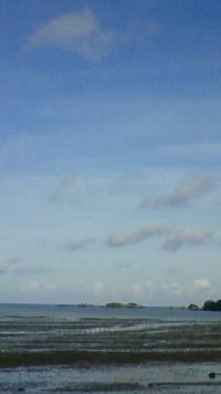 沖縄恩納村今日の海 2009/07/19 08:06:03