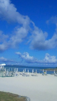 沖縄恩納村今日の海 2009/07/29 09:21:10