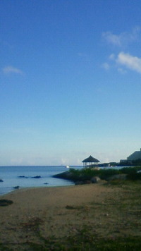 沖縄恩納村今日の海況 2009/08/03 07:14:31
