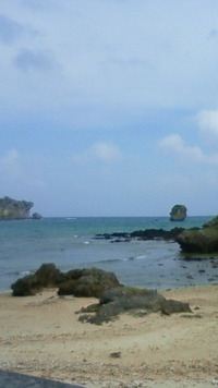 沖縄恩納村今日の海 2009/08/05 10:05:54