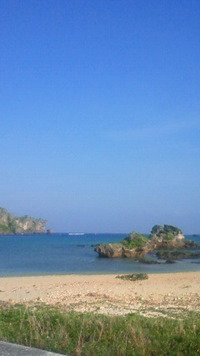 沖縄恩納村今日の海 2009/08/11 08:16:51