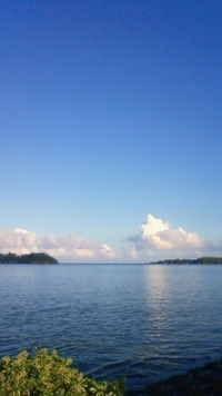 沖縄恩納村今日の海 2009/08/20 11:56:37