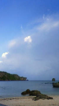沖縄恩納村今日の海 2009/09/02 07:46:37