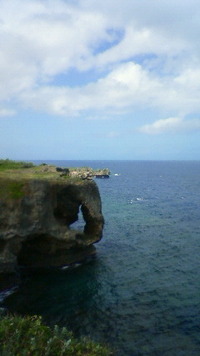 沖縄恩納村今日の海 2009/09/03 10:57:57