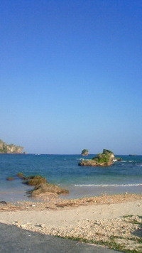 沖縄恩納村今日の海 2009/09/06 07:53:26