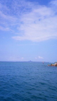 沖縄恩納村今日の海 2009/09/10 09:52:31
