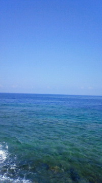 沖縄恩納村今日の海 2009/09/11 10:11:27