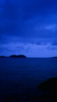 沖縄恩納村今日の海 2009/09/16 06:26:30