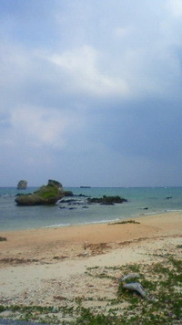 沖縄恩納村今日の海 2009/09/19 09:27:28