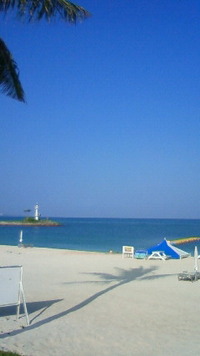 沖縄恩納村今日の海 2009/09/20 08:23:02