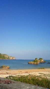 沖縄恩納村今日の海 2009/09/21 10:27:23