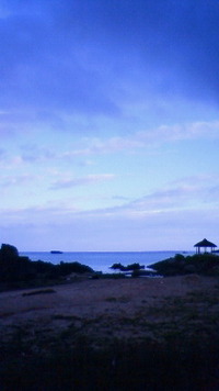 沖縄恩納村今日の海 2009/09/24 07:48:33