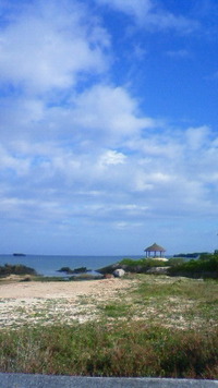 沖縄恩納村今日の海 2009/09/25 08:40:27