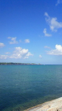 沖縄恩納村今日の海 2009/09/26 09:29:20